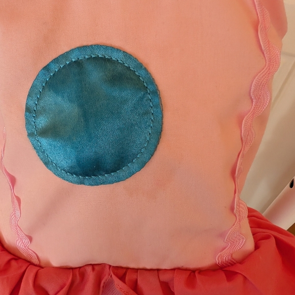 Peach Dress Costume Toddler 18-24M Super Mario Bros Movie - Picture 6 of 6